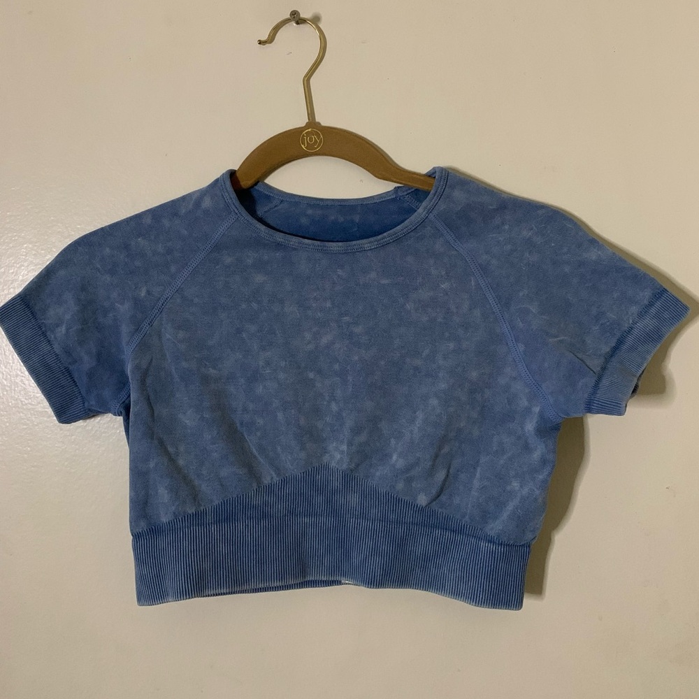 BLU WORKOUT SHORT SLEEVE TOP S